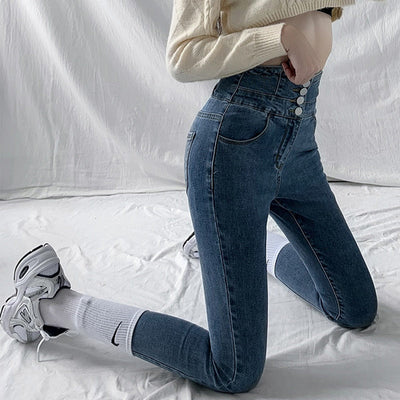 Four Buttons Vintage High Waist jean
